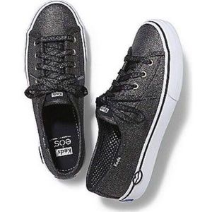 Keds EOS special edition black metallic sneaker 7.5